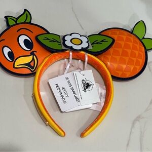 Disney Parks Orange Bird Ears Headband Epcot Flower and Garden Festival